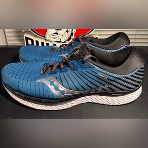 Saucony Mens Guide 13 S20548 Orange Blue Running Shoes Sneakers Size 15